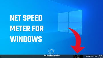 Net speed monitor for windows #shorts