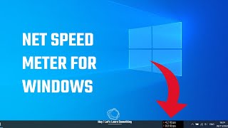 Net speed monitor for windows #shorts screenshot 2