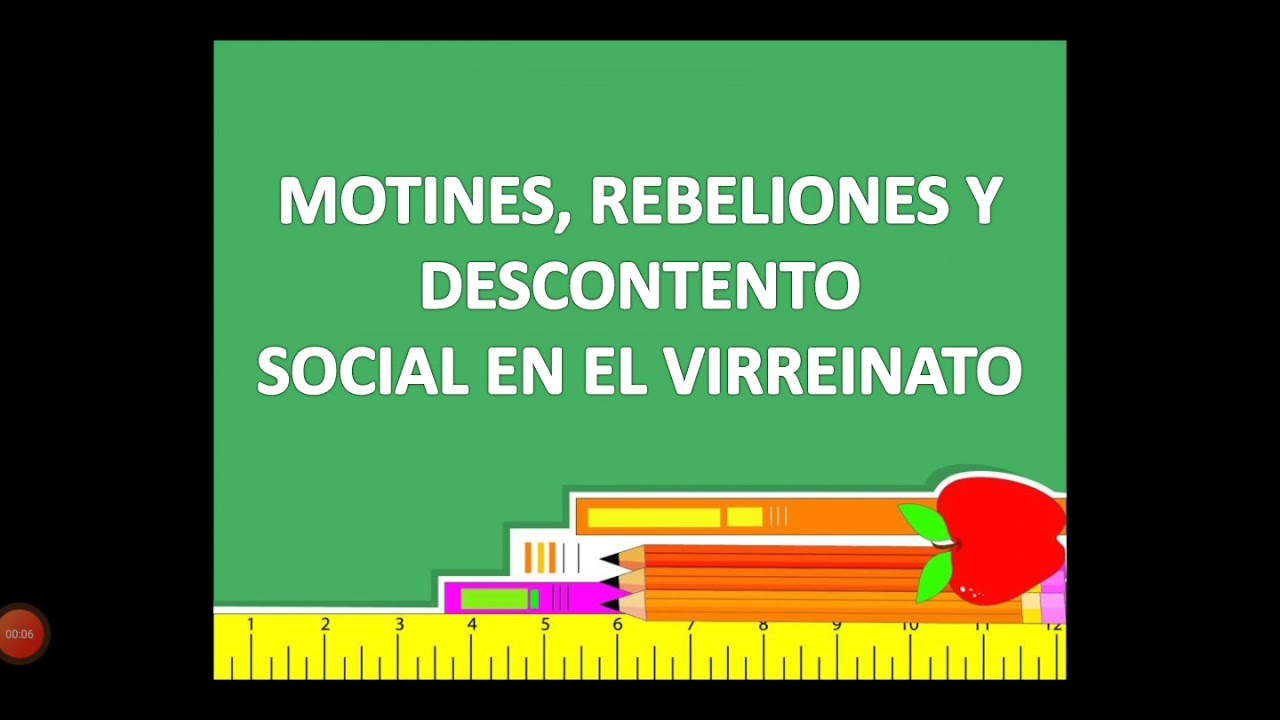 Motines, rebeliones y descontento social en el virreinato - YouTube