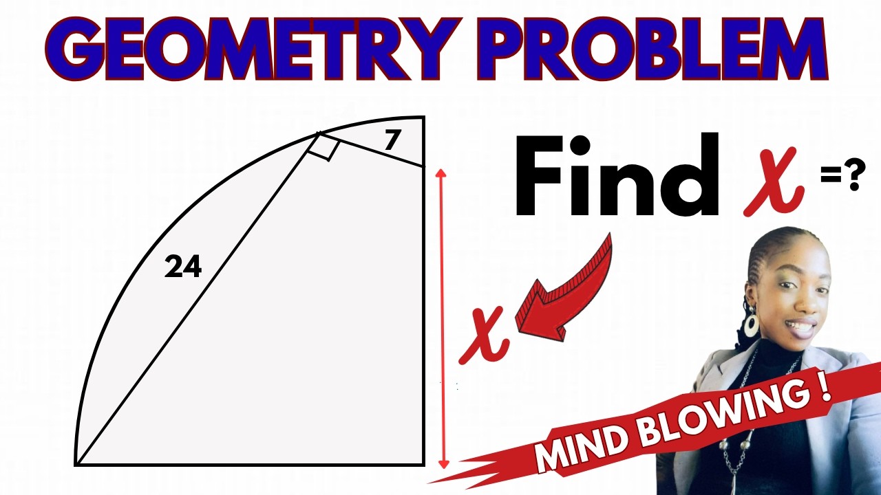 How To Solve A Hard Geometry Problem That Stumps Many #geometrypuzzle # ...