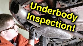 Lifting the Saab! (plus some exhaust work) - Trionic Seven Inspecting The Saab Trionic Seven
