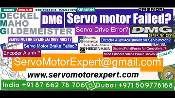 DMG Deckel Maho Siemens Indramat Heidenhain Encoder Resolver Commutation encoder Alignment Adjust