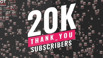 20k Subscribers - Background Animation effects with particle.js - Thanks All!