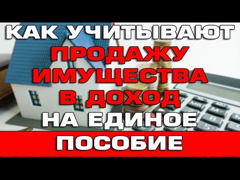 Как учитывают продажу имущества в доход на Единое пособие в 2023 году