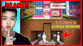 PRANK BANGUN KUBURAN DI RUANG RAHASIA MOMON !! Feat @sapipurba Minecraft
