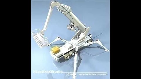 3D Model Wheeled Spider Platform Review