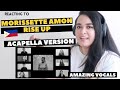 Morissette Amon sing RISE UP acapella (react)