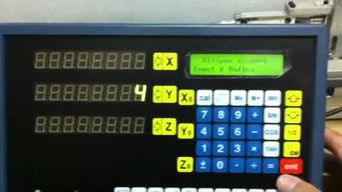 TDS-3i DRO Training - Ellipse / Oval function - TheDROstore.com mTECH TECH 3i