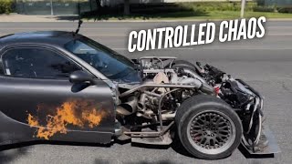 Making the AWD 4 Rotor RX7 brutally fast by Hacking Corvette Wheel Hubs