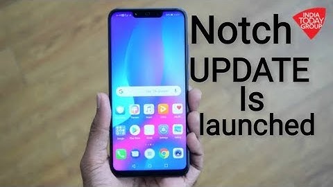 Nova 3i notch update how to display apps above notch