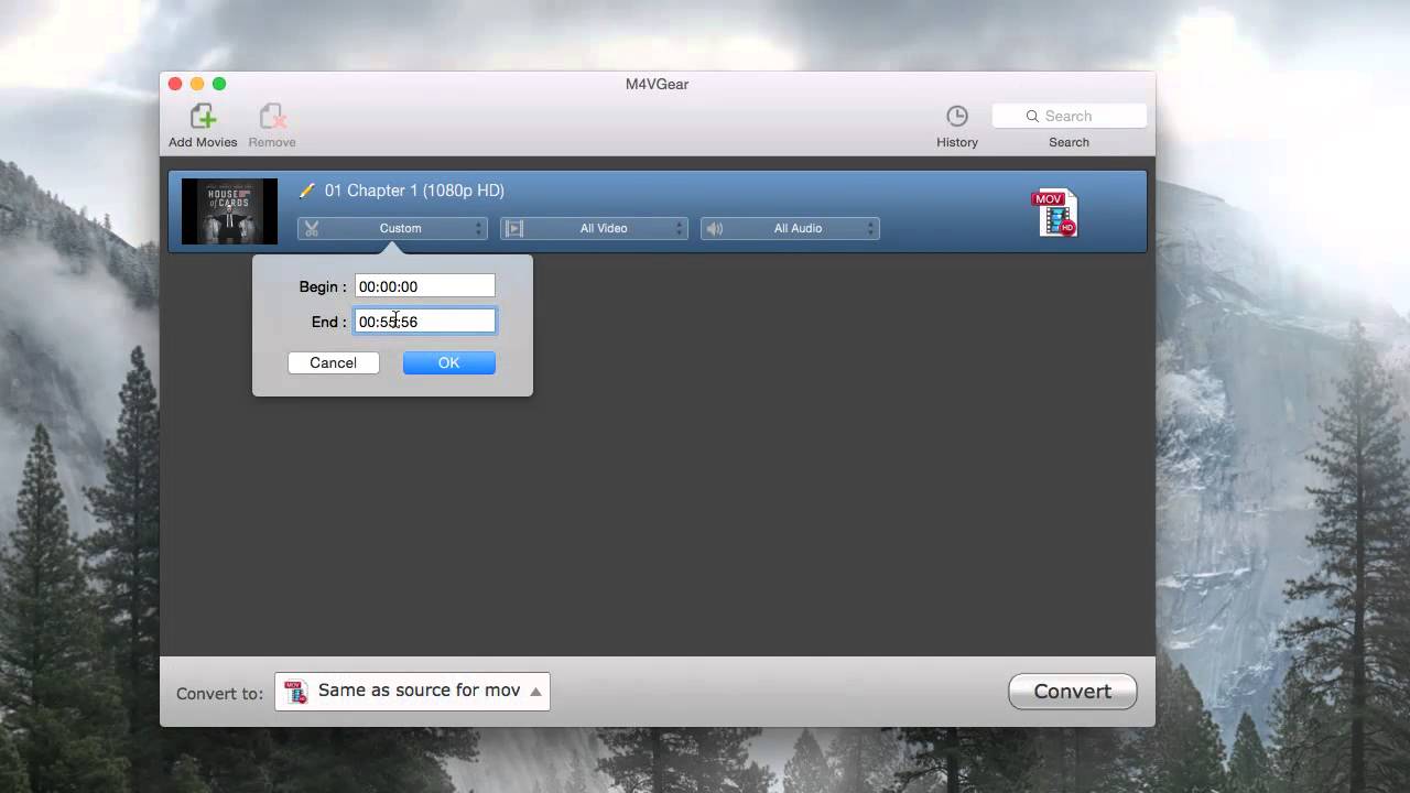 How to Convert iTunes M4V Videos to MOV Format on Mac YouTube