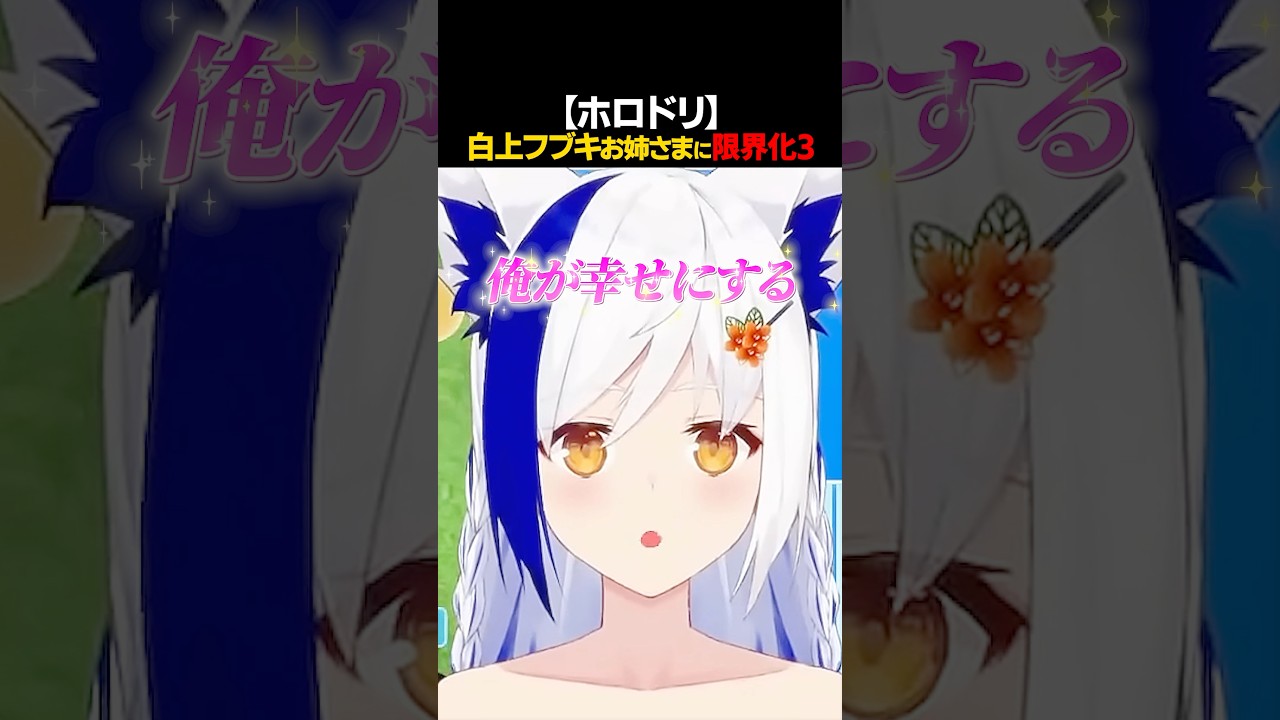 姉妹が、白上フブキに限界化③ #shorts #ホロドリ