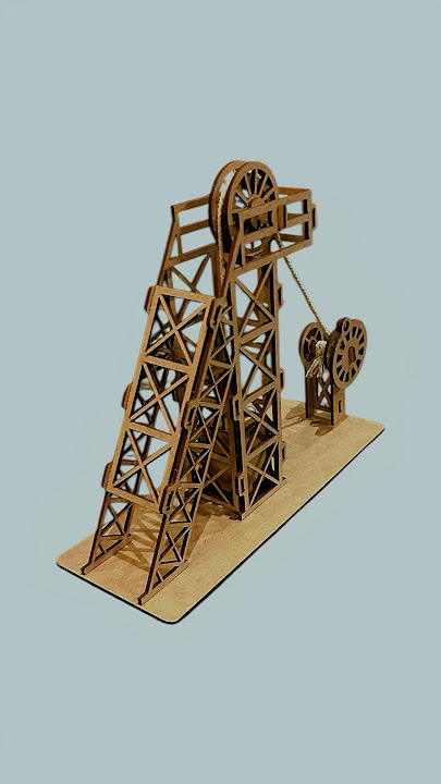 Wow We School Project Kits, Mine Shaft https://www.wowwe.co.za #3dwoodenmodel #wowwe #schoolproject