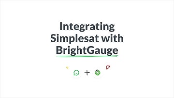 How Simplesat integrates with BrightGauge