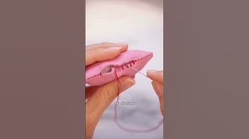 Hướng dẫn Khâu mũi giấu chỉ siêu đơn giản -Làm đồ thủ công cùng thú bông Tiệm Tạp Hoá Nhà May