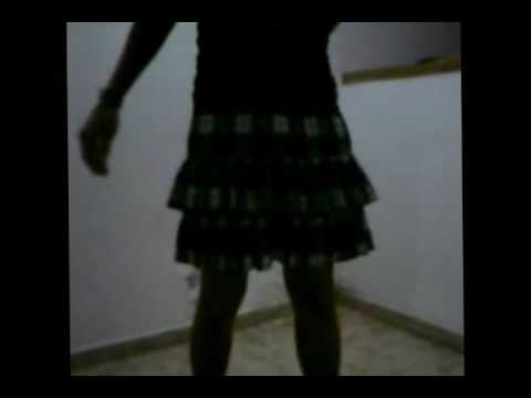 Sexy Bitch Pleasuring Herself Throught Her Sexy Tight Skirt