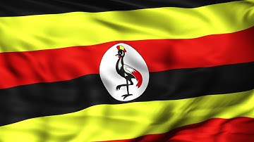 Uganda Flag Animation | 4k | Flags of the World