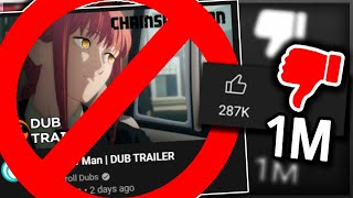 The Chainsaw Man Dub Is Worse Than You Think... Chainsaw Man Trailer Ysis