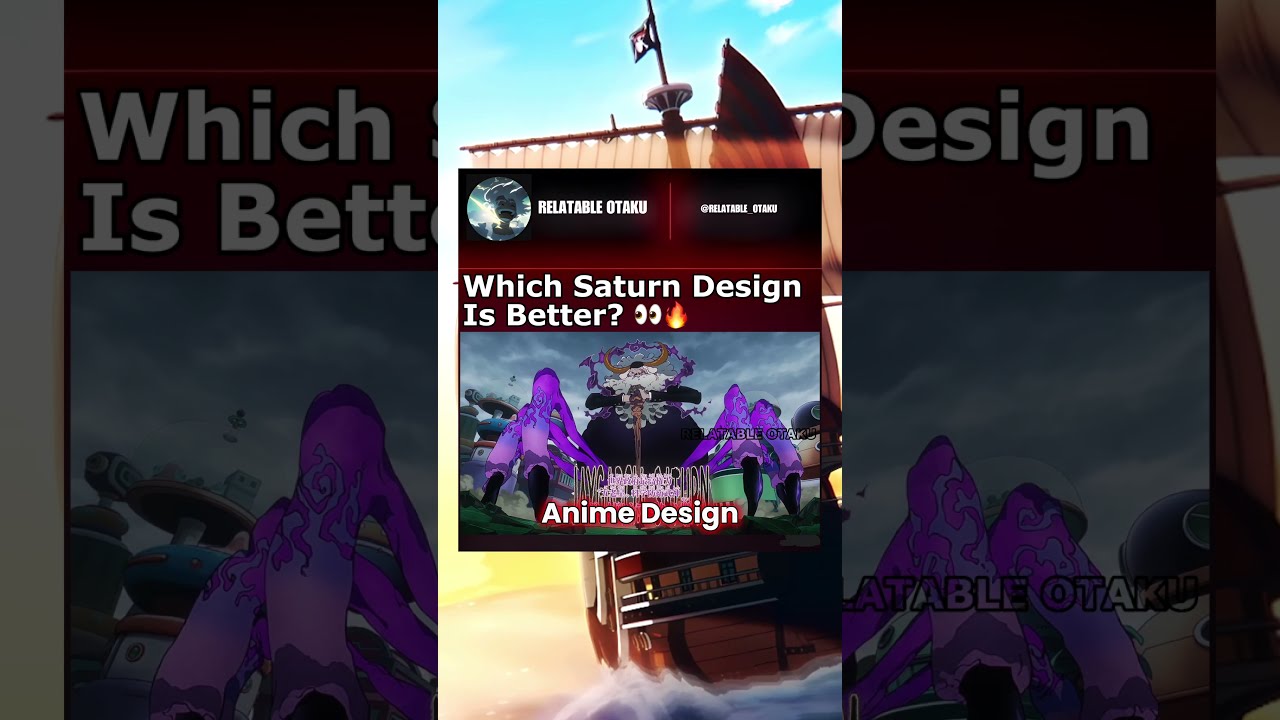Which Saturn Design Is Better Onepiece Onepiecemanga Egghead Shorts