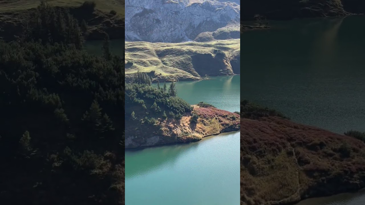 Beautiful hiking trail. Bavaria Schrecksee. 