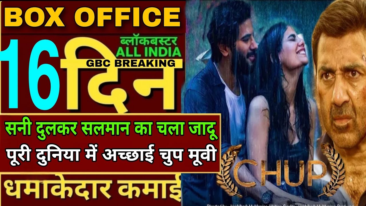 Chup 16th day box office collection,Sunny Deol interview,chup box office Collection,chup hit or flop