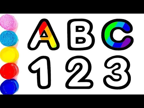 Learn abcd alphabets, Numbers Counting 1234, Shapes For Kids & Toddlers ...