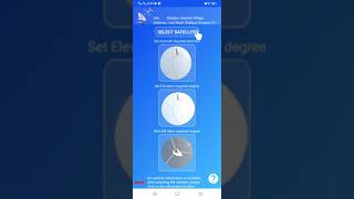 All Dish Satellite finder elevation lnb setting direction screenshot 4