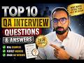 Top 10 QA Interview Questions &amp; Answers | Crack Your Software Testing Interview (2026)