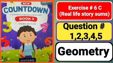 Oxford countdown book 3 third edition unit 6 |Geometry |countdown 3 exercise 6c |3 class math ex 6c