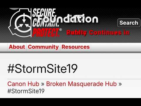 SCP Foundation: Broken Masquerade - #stormsite19 (Reading)