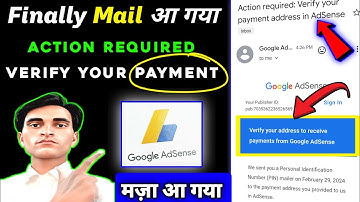 Action Required : Verify Your Payment Address In Google Adsense
