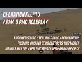 Operation Klepto Arma 3 PMC Multiplayer Roleplay Western Sahara Desert With Knocker Squad #milsim