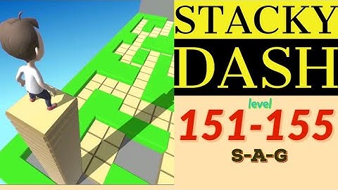 STACKY DASH level 151 152 153 154 155 gameplay