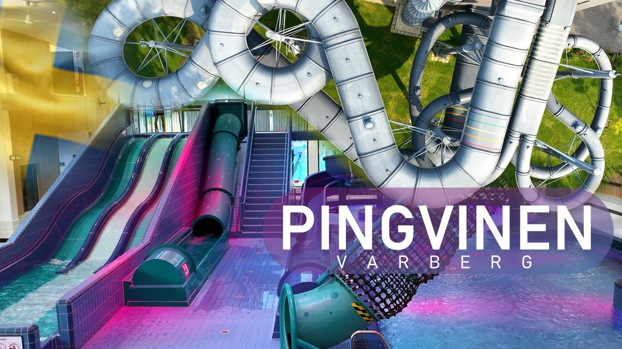All Water Slides at Pingvinen Water Park in Sweden! | Varbergs Simarena - Alla Vattenrutschbanor POV