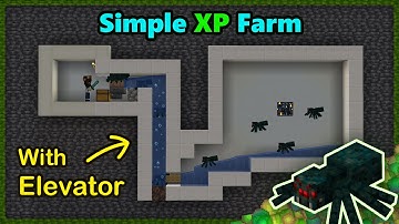 Easy 1.20 Cave Spider XP Farm using a Mob Elevator - They Won
