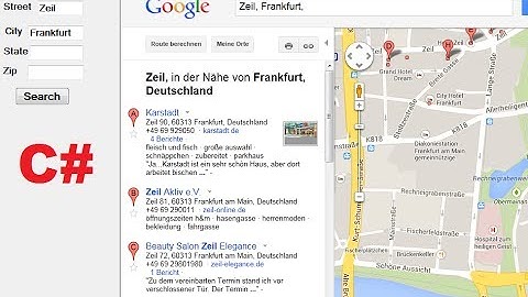 C# Tutorial 90: How to Display Google Maps in C# Windows Form