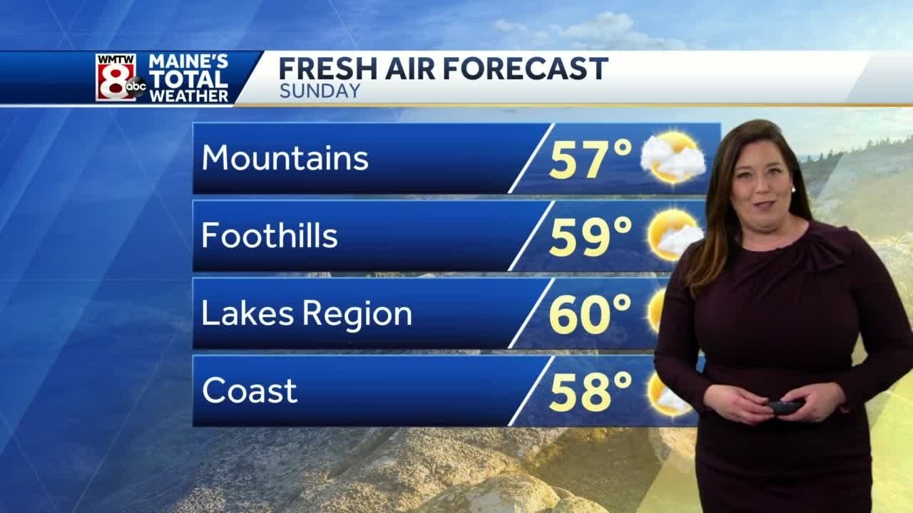 Brighter, warmer second half of the weekend - YouTube