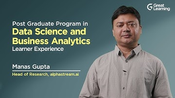 Data Science and Business Analytics Program Testimonial | Manas Gupta