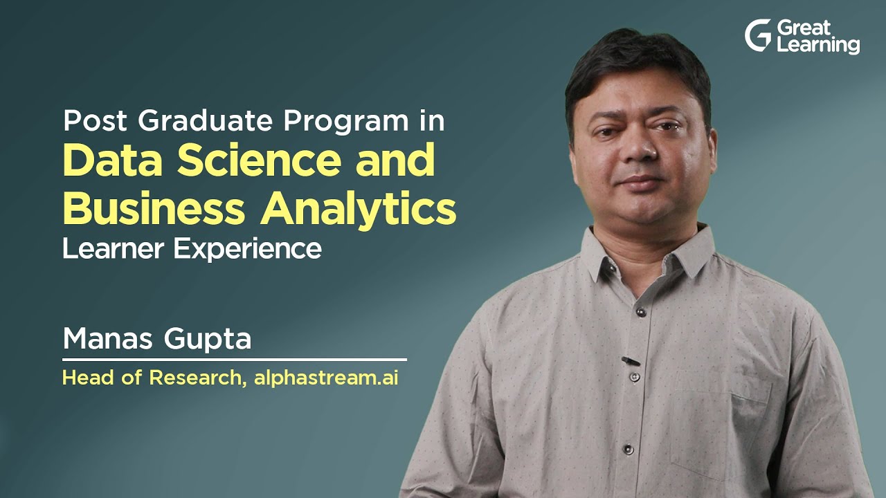 Data Science and Business Analytics Program Testimonial | Manas Gupta ...