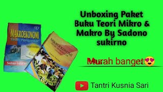 Unboxing Paket Buku Teori Mikro & Makro by Sadono sukirno