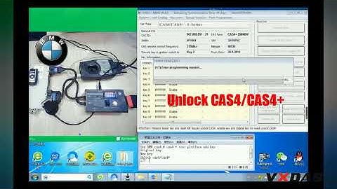 How to Program BMW CAS4 CAS4+ new key on the bench via VVDI2