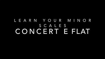 Eb Concert Learn The Harmonic Minor Scales
