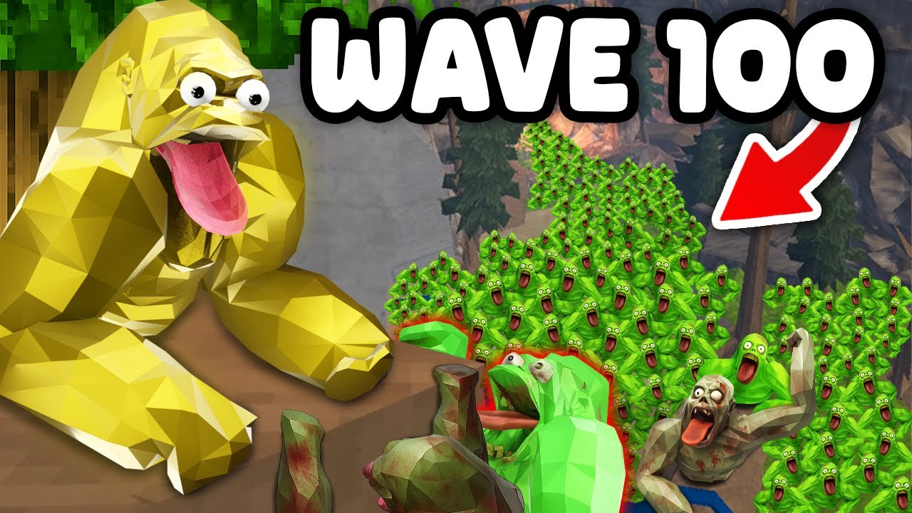 I Survived WAVE 100 in the ZOMBIE UPDATE in Animal Company!