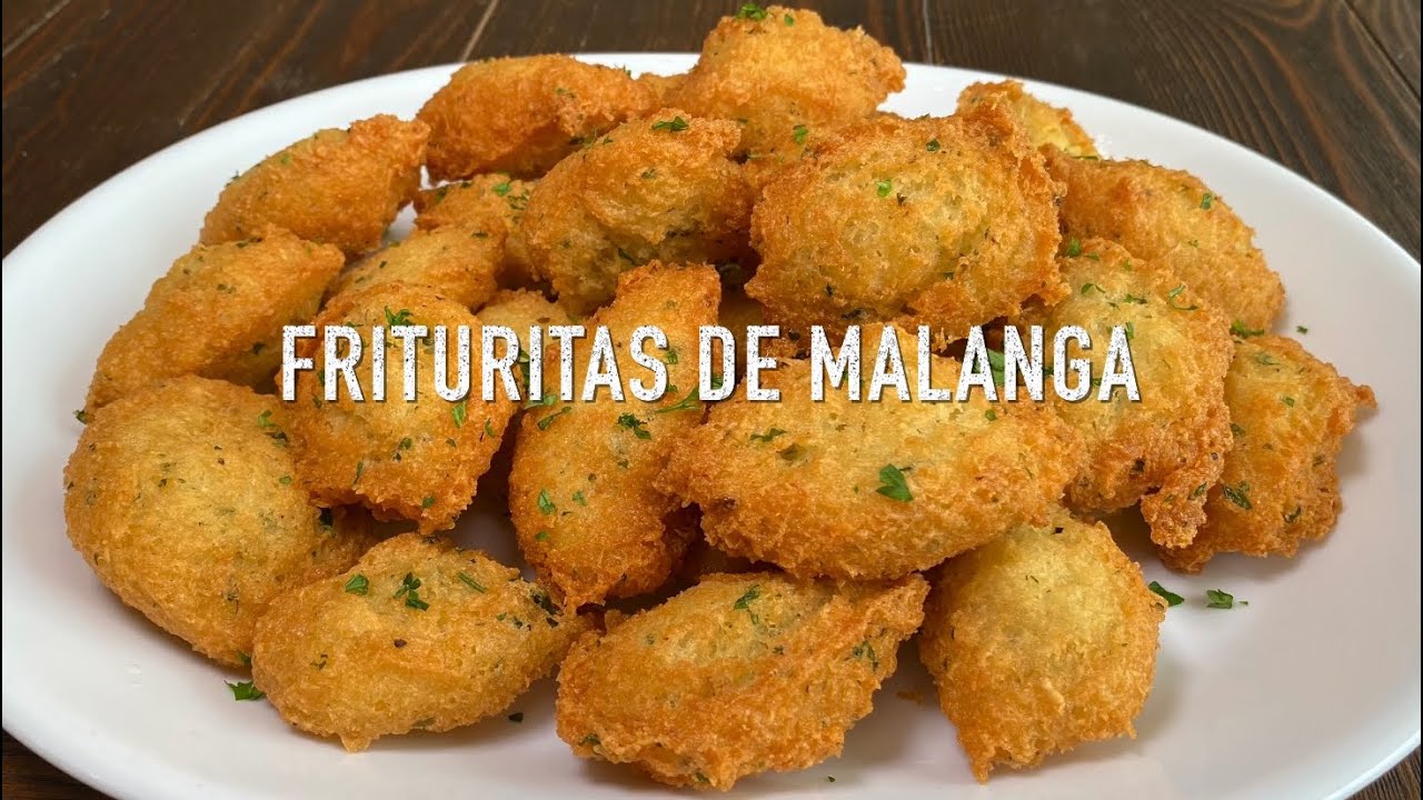 Receta: frituritas de malanga