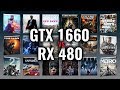 GTX 1660 vs RX 480 Benchmarks | Gaming Tests Review & Comparison | 53 tests