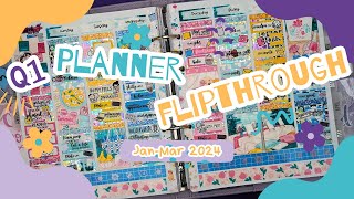 Memory Planner Flipthrough ✿ Plannerface, SPC and More ✿ January - March 2024 ✿ AD