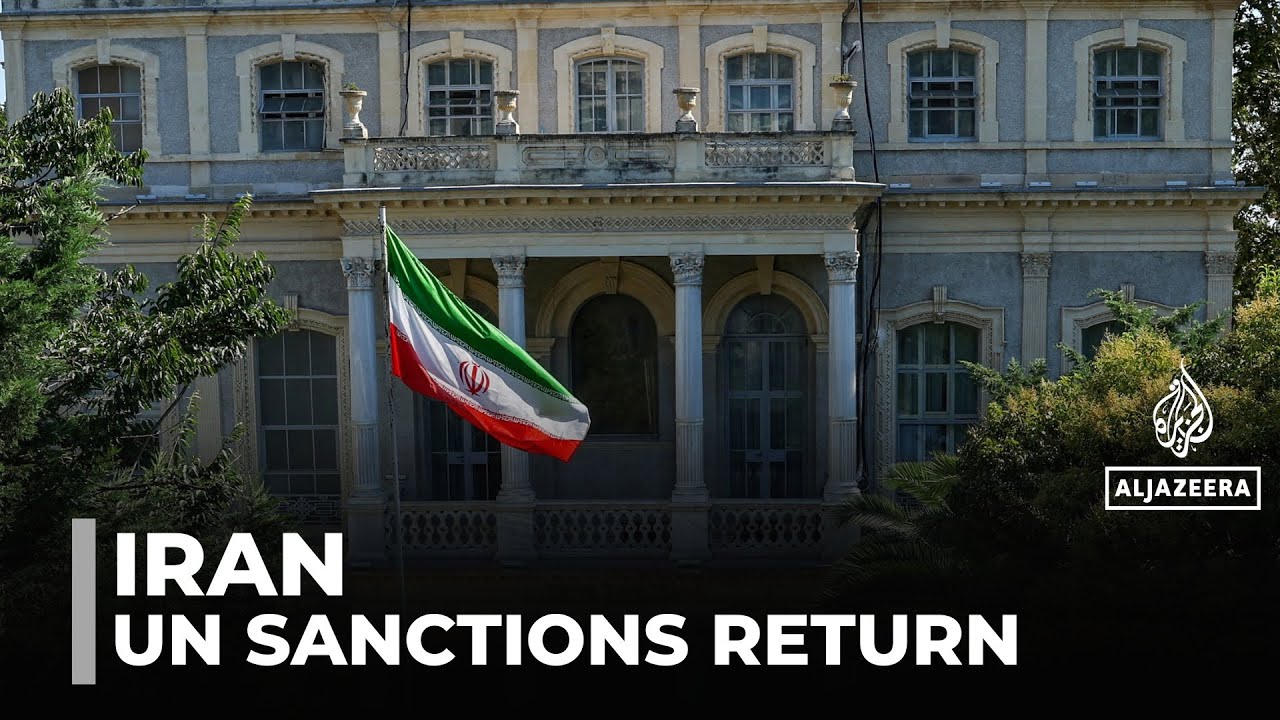 إعادة فرض عقوبات الأمم المتحدة على إيران: دول المجموعة الاقتصادية الأوروبية الثلاث تُفعّل آلية من الاتفاق النووي لعام 2015