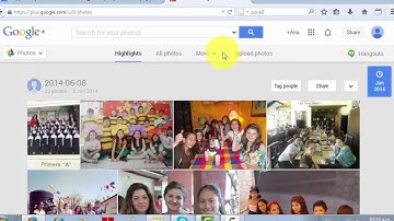 How to create an album of photos on google plus