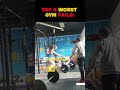 Top 3 Worst Gym Fails: #trending #funny #pleasesubscribe #ranking #top5 #gym #fails #gymfails