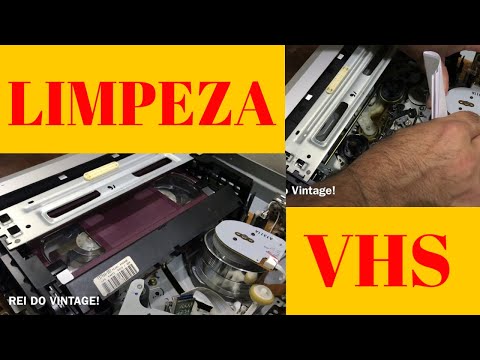 Vídeo: Como Limpar Uma Cabeça De Videocassete